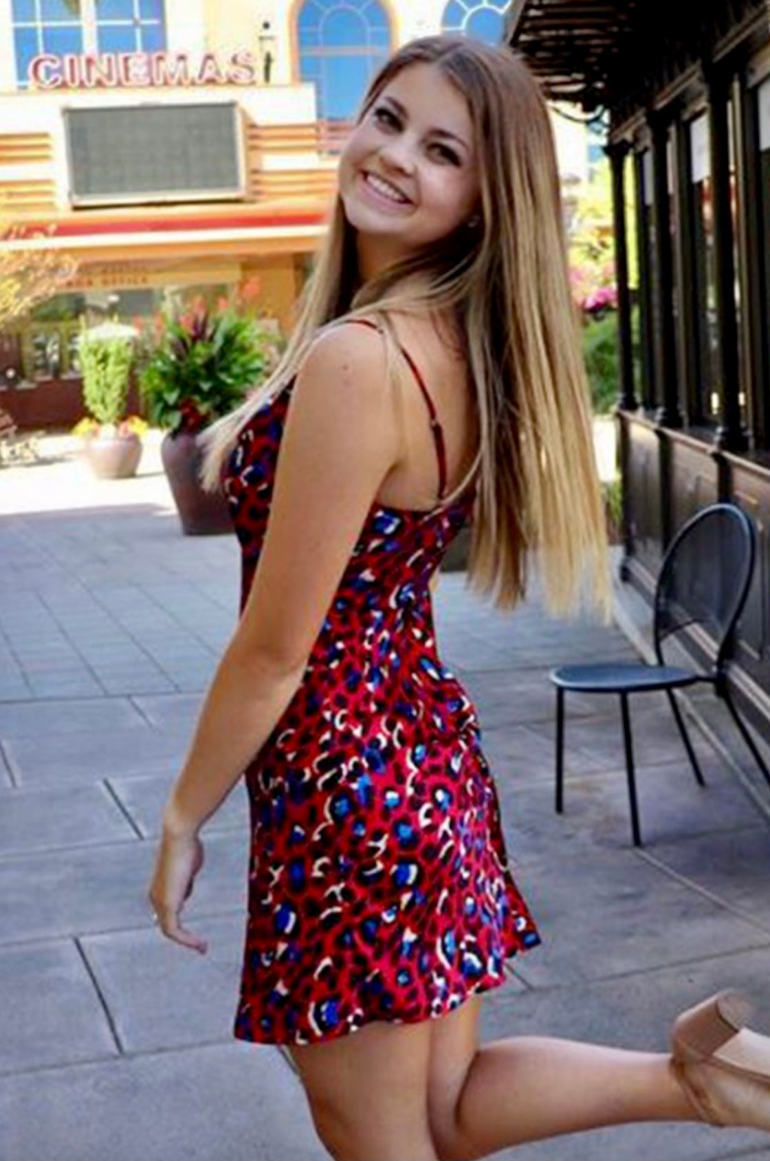 satin leopard print mini dress Best Seller! Shirred Satin Mini Dress